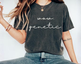 Wow Genetic, In the Cabin, Literary Hockey Romance Square Crop Top, Heated Rivalry Reader Tee, BookTok Aesthetic Tee