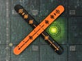 9" Kill Team Slap Bracelet Ruler product logo