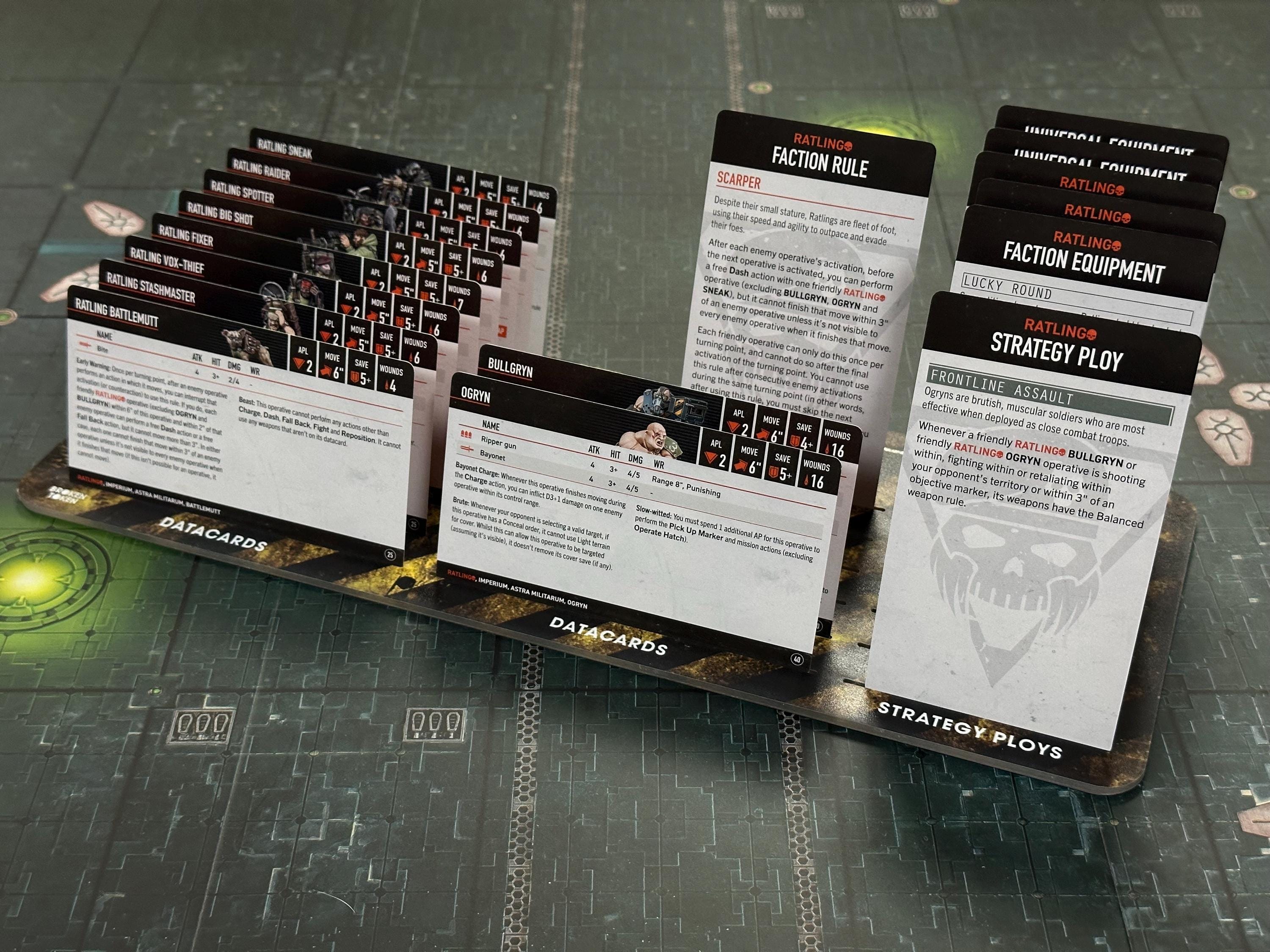 Kill Team Card Stand - Etsy Canada