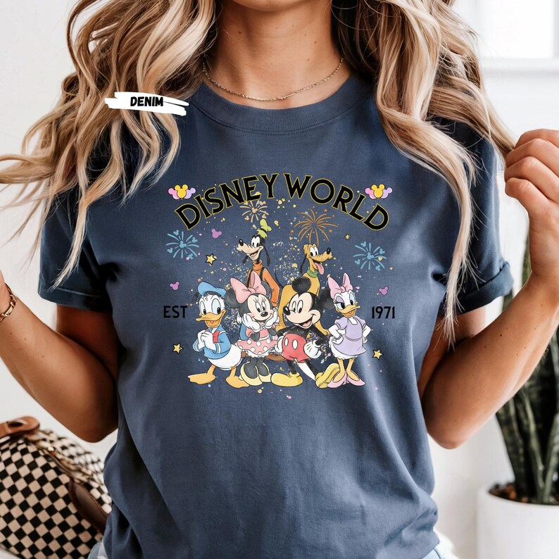 Camiseta de Disneyworld Est. 1971, Camiseta mágica de Mickey y sus amigos imagen 6