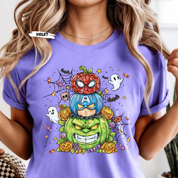 Halloween Cartoon Graphic Shirt, Kids Superhero Character Party Costume; Not So Scary Ghost Shirt