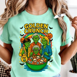 Start your spooky season with a killer crunch! 🎃 This Horror Cereal Halloween Shirt mashes up your favorite scary movie icons with classic breakfast cereal box art. Featuring creepy characters like Chucky, Freddy Krueger, Pennywise, Michael Myers, zombies, and more — this funny and nostalgic design is perfect for Halloween parties, horror fans, or anyone who loves a little spooky fun. Ideal for group costumes or themed October outings!