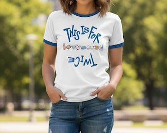 ジヒョ ユニセックス シャツ、ジヒョ グラフィック T シャツ、TWICE