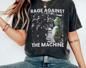 Rage Against The Machine Portland Frog Protest Shirt, Portland Frog Protest Shirt, Anti Fascism Shirt, Anti ICE Shirt, Activist Shirt,