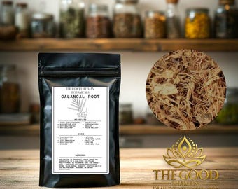 Galangal Root (Per Oz) - Dried Herb for Tea, Ritual, & Wellness