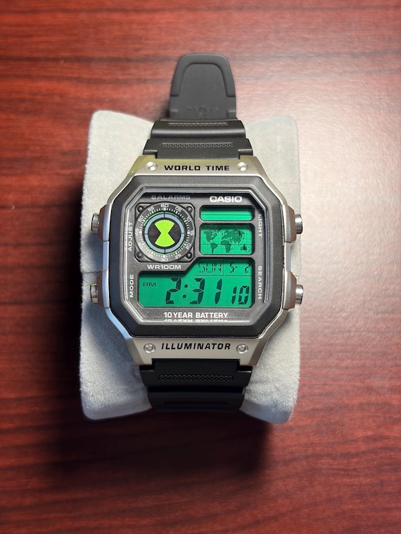 Omnitrix - Modified Casio AE-1200 - Etsy