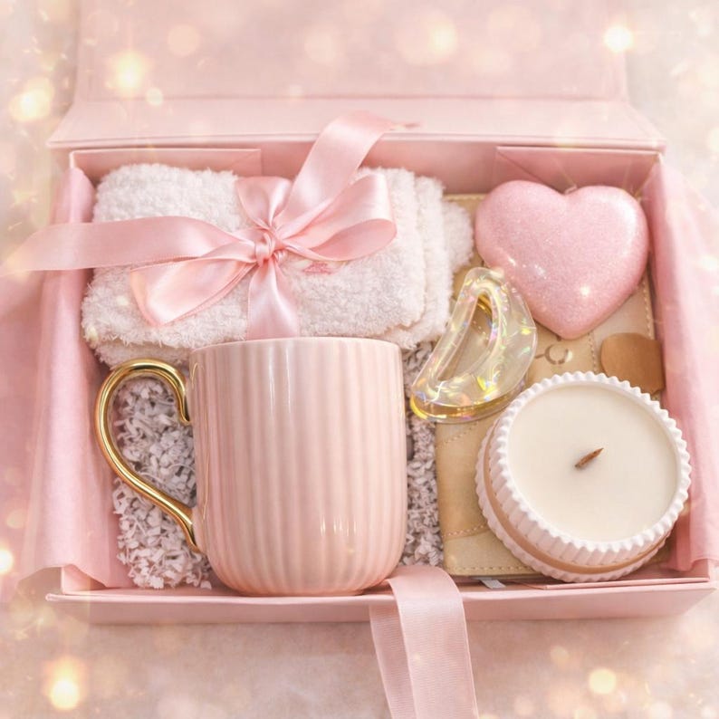 Hygge Self Care Gift Box for Her – Cozy Blanket, Mug & Candle, Ready to Gift image 3
