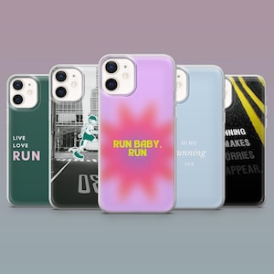 Running Phone Case Run Club Runners Cover for iPhone 16,15,14,13,12 SamsungS25Fe,S24,S23,S22,A16,A26, Pixel 9Pro,8A,7