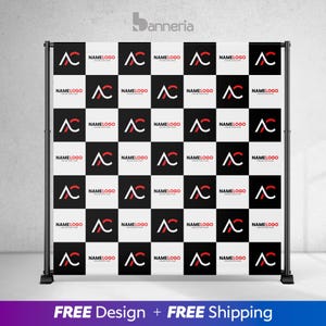 Custom event Backdrop, Personalized Banner, Printed for any occasion. Corporate events, bridal, baby shower, birthday, wedding, Party Decor
