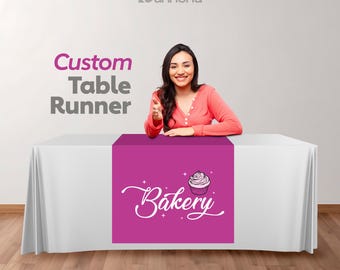 Custom Printed Table Runner – Personalized Event Decor
