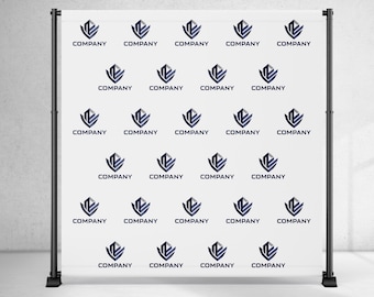 Custom Printed Event Backdrop, Personalized Party Banner