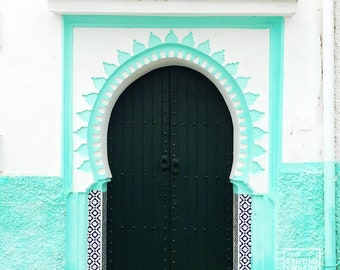 arches in teal // Moroccan Print // Door Photography