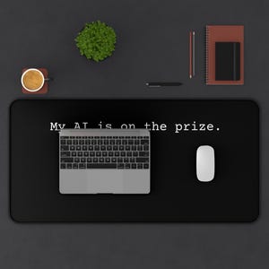 AI Desk Mat - Cybersecurity Tech Office Decor