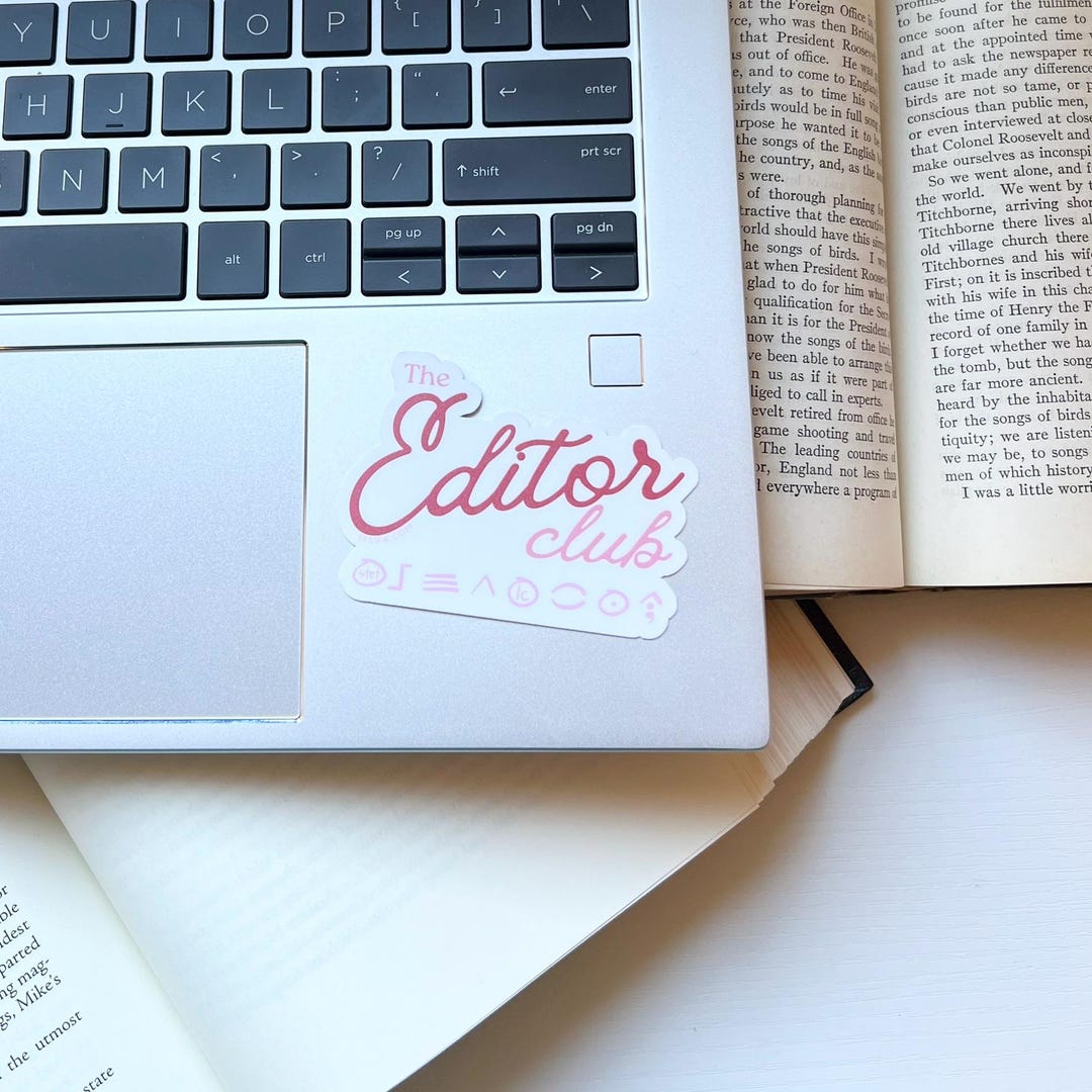 The Editor Club Proofing Marks Sticker for Editors - Etsy