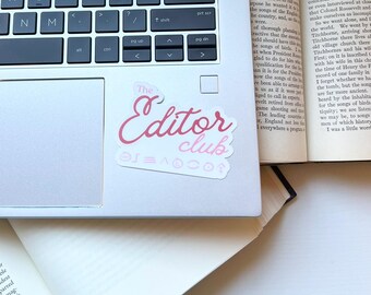 The editor club proofing marks sticker for editors