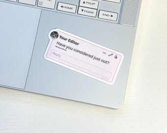 Have you considered just not sticker for editors