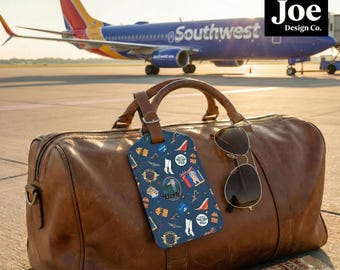 Retro Airline Gepäckanhänger | Flugcrew-Reise-Accessoire