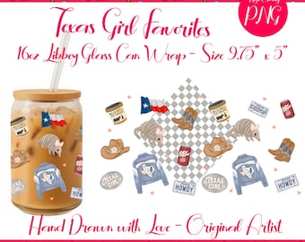 Personalized Texas Girl Sublimation Wrap: Cowgirl Boots & Bluebonnets (PNG)