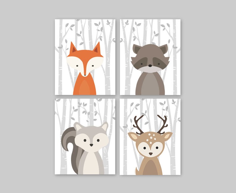 baby forest animals nursery