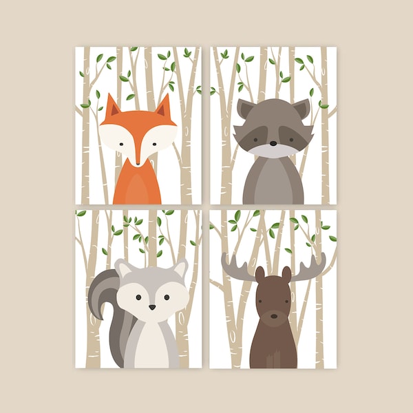 3d Woodland Wall Art Etsy