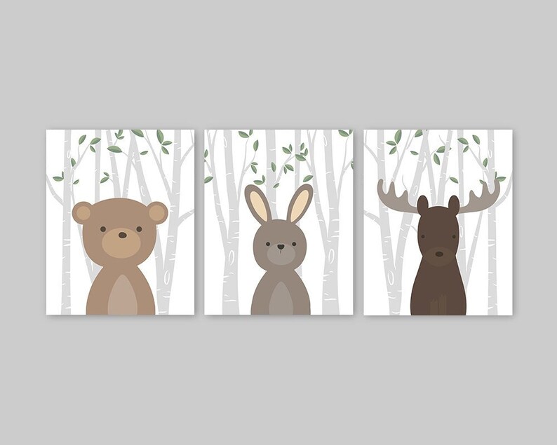 forest friends nursery decor