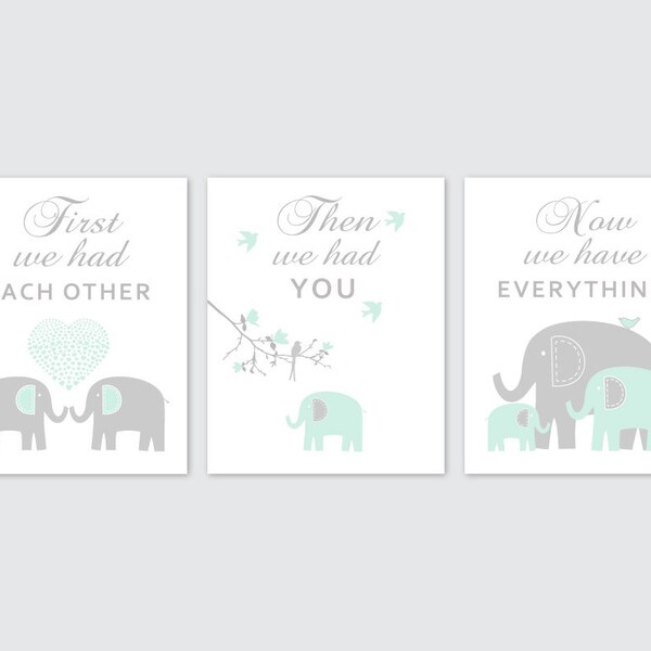 Mint Green Nursery Etsy