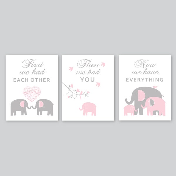 Elephant Nursery Print - Etsy