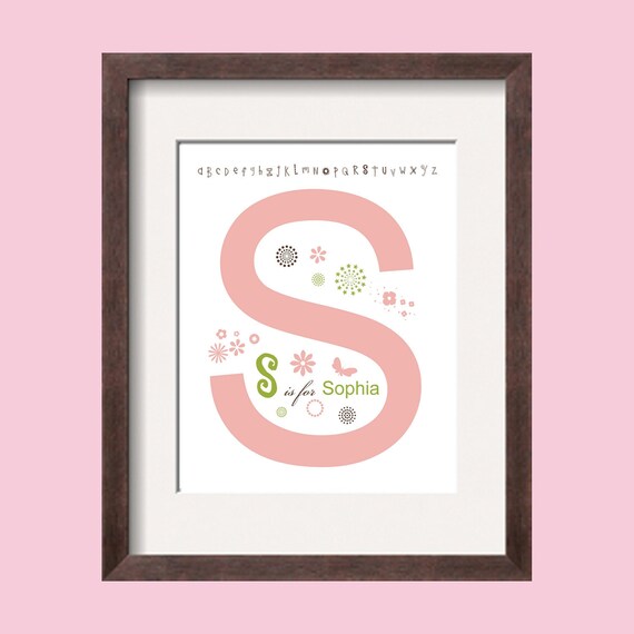 Items similar to Personalized Name Art Print 8x10 on Etsy