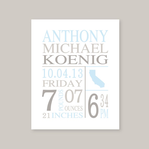 personalized baby gifts etsy