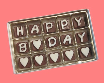 Happy Birthday Custom Chocolate Name Personalized Gift for Teenager Teens Gift Customized Birthday Gift for Men Birthday Gift Idea BFF Gifts