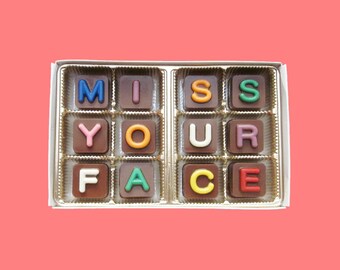 I Miss Your Face Candy Long Distance Friendship Gifts for Best Friend Birthday Gift for Best Friend Gift Relationship Boyfriend Gift for Him