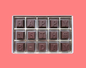 Sweet 16th Birthday Chocolate Gift for Teens