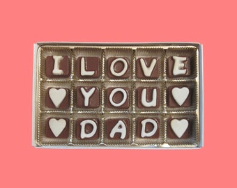 I Love You Dad Valentines Day Gift for Daddy from Kids to Dad from Daughter and Son to Dada Gift Fun Father's Day Gift for Stepdad Gift