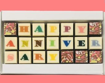 Customized Gift for Boyfriend Anniversary Gift for Him Customized Text in Chocolate Message Custom Name Anniversary Gift for Men Gift Custom