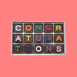Congrats Grad Congrats On Pregnancy Gift Well Down Gift for Her Congratulations Gift for Men Graduation Gift for Him Chocolates Congrats Job