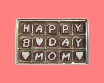 Mother Gift Birthday Gift for Mom Gift Mother In Law Gift from Daughter to Mom from Son Happy Bday Mom Birthday Present Chocolate MIL Gift