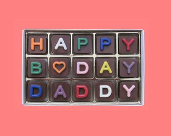 Custom Chocolate Dad Birthday Gift for Dad 60th Birthday Gift for Father In Law Birthday Gift for Daddy Gift for Sugar Daddy Gift Birthday