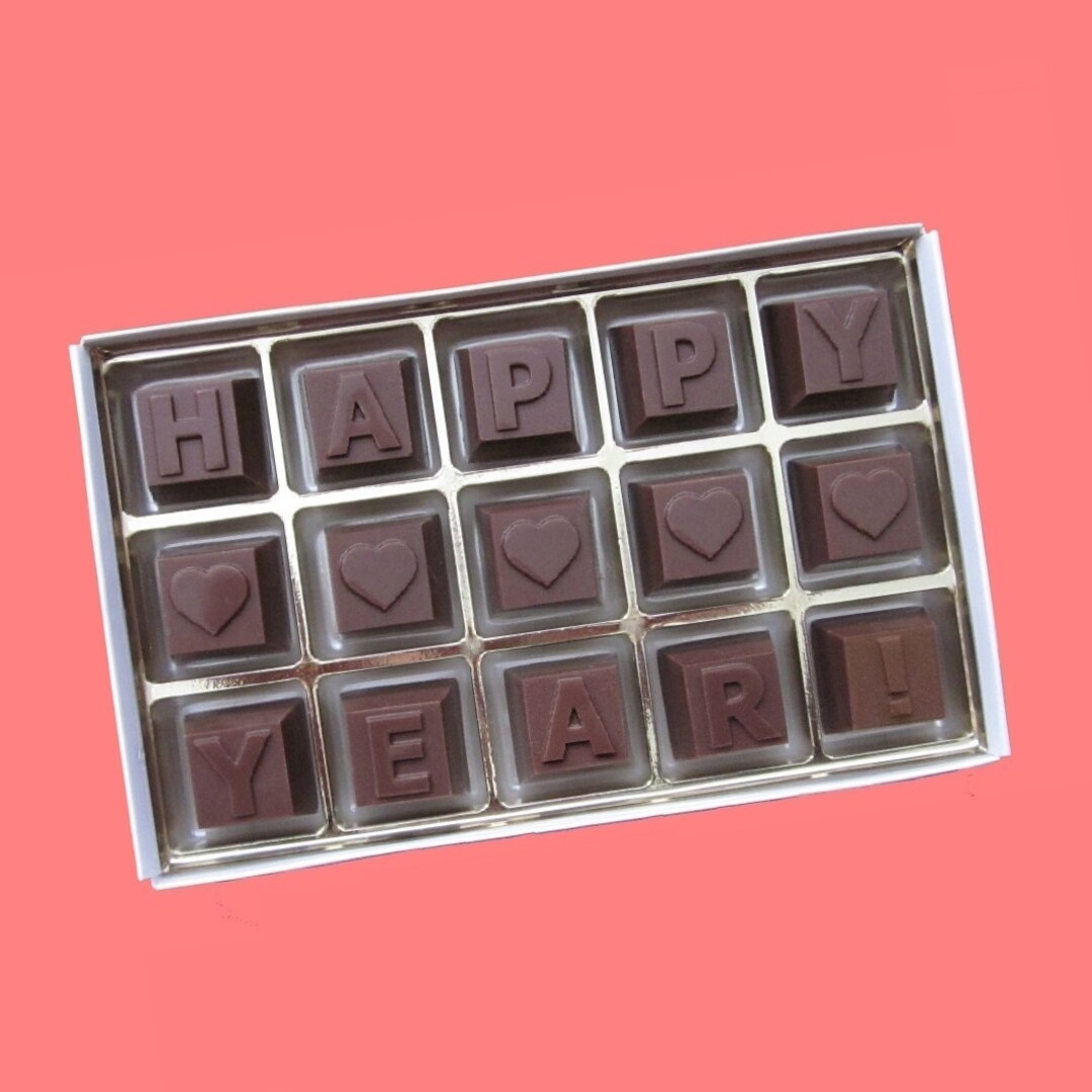 Customized Chocolate Message Boyfriend Anniversary Gift for Etsy
