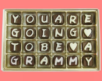 Pregnancy Reveal Pregnancy Announcement Gift Family Member Gift for Mom Mother In Law Grandma Grandmother to Be You Are Going To Be A Grammy