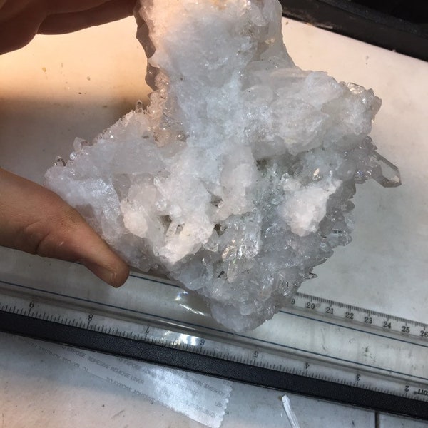 Large 1.5lb Quartz Cluster Crystal small terminations all over