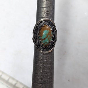Turquoise Sterling Silver Ring Size 5.75
