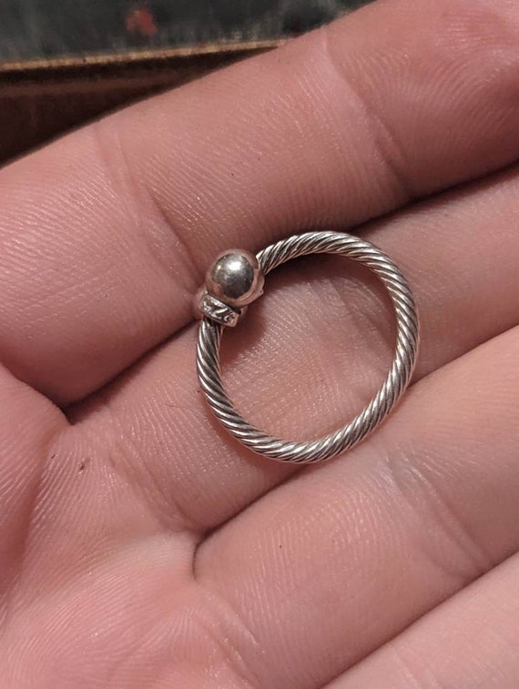 Adjustable Sterling Silver Ring - image 6
