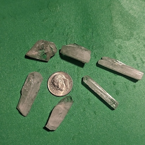 6pcs Danburite Crystals