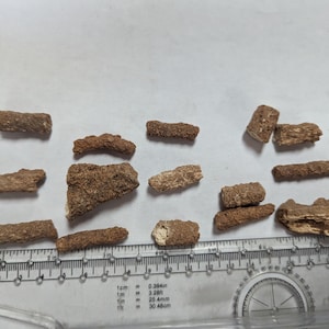 15pcs Fulgurite Crystals Petrified Lightning