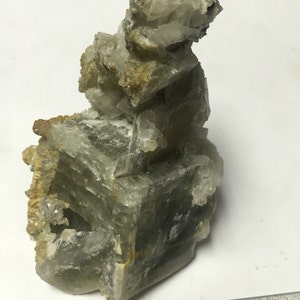 Quartz Rutile and Calcite covering Huge Dolomite Crystal from North American Emerald Mine Hiddenite NC