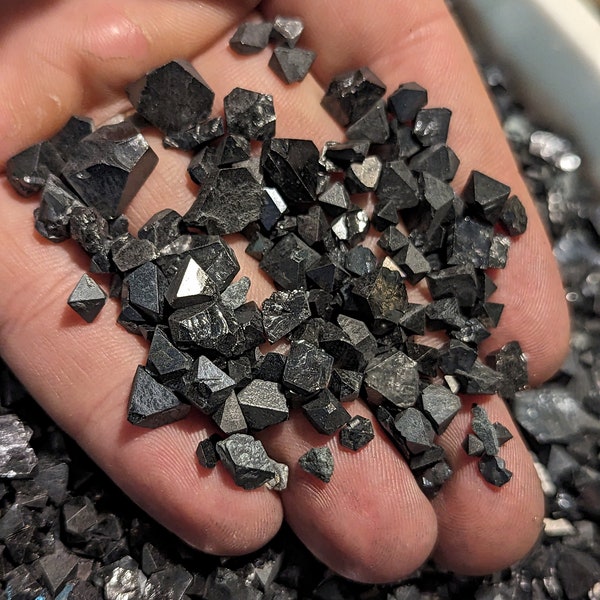 Bulk Magnetite Crystals, Naturally Magnetic Gems