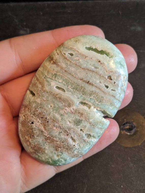 超高品質　スミソナイト　天然石　フリーフォーム　ブルーアラゴナイト ブルーアラゴナイトポリッシュフリーフォーム - Etsy 日本