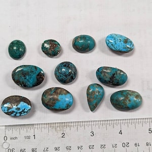 10pcs Persian Turquoise Cabochons Bulk