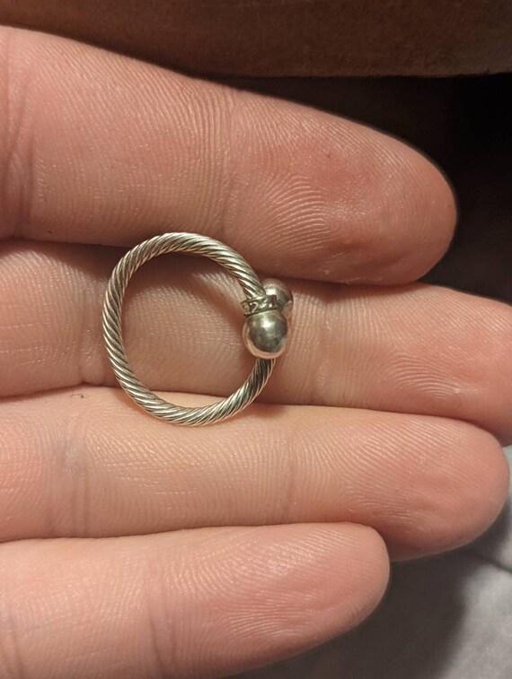 Adjustable Sterling Silver Ring - image 3