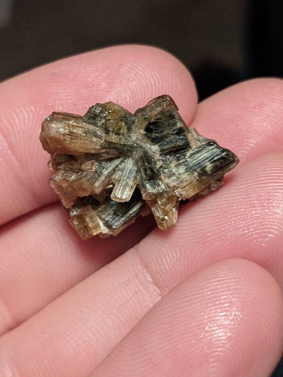5.8g Bicolor Tourmaline Cluster from Russia